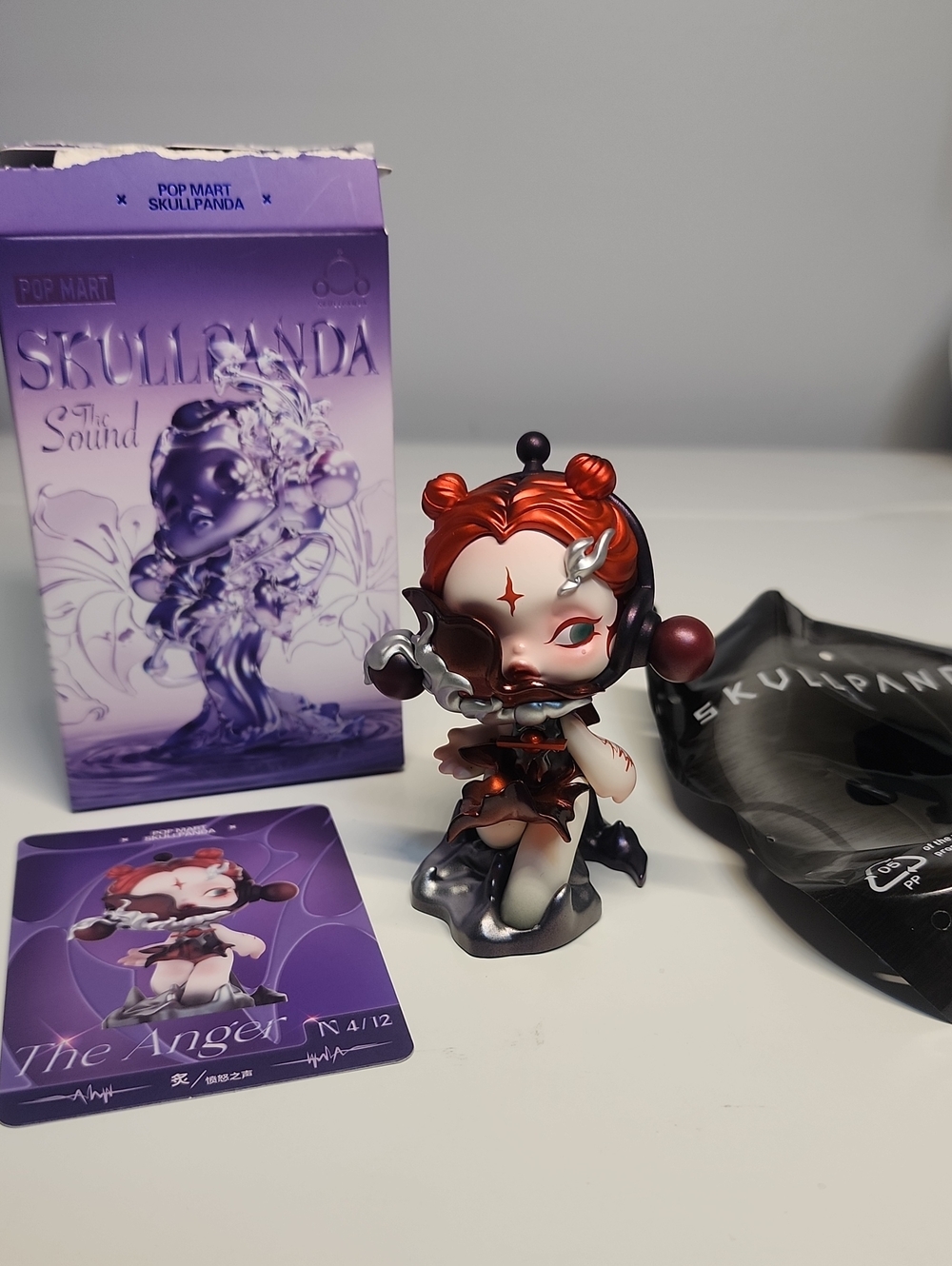 Official Pop Mart Skullpanda 'The Angel' Collectible Figurine